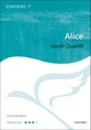 Alice SSA choral sheet music cover